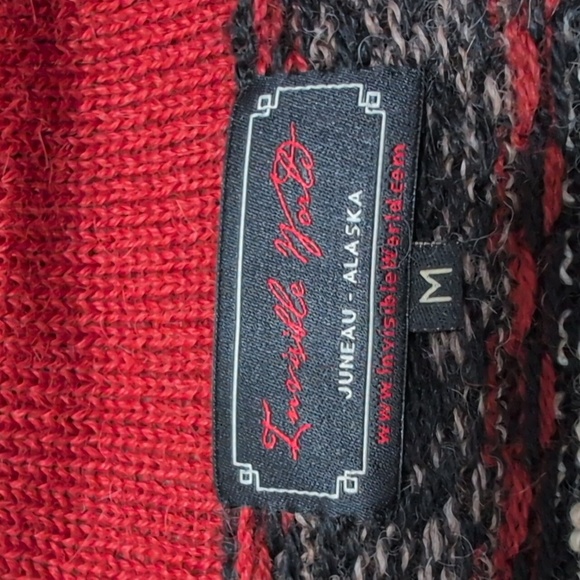 Invisible World 100% Alpaca Wool Hand Made Norwegian Pullover Sweater Fair Isle - Picture 7 of 11